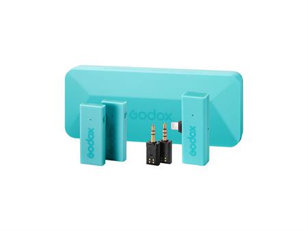 Godox MoveLink Mini Kablosuz Mikrofon Kit2 (Apple Uyumlu/Yeşil)