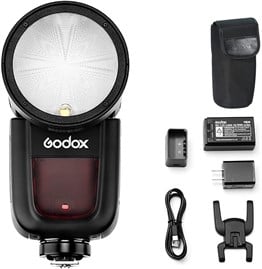 Godox V1 Nikon Uyumlu Yuvarlak Kafa Flaş