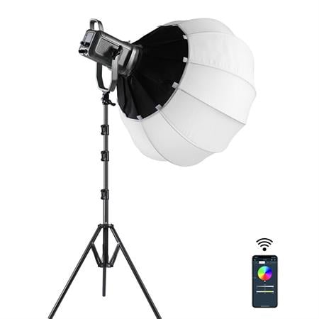 GVM PR150R Bi-Color & RGB LED Lantern Softbox Video Işık Seti