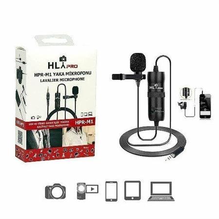 HLYPRO HPR-M1 YAKA MİKROFONU