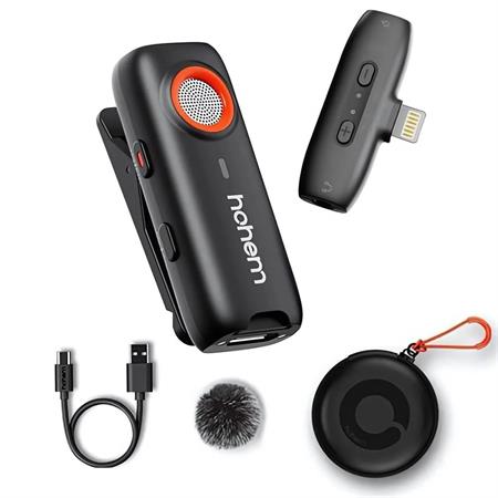 Hohem MIC-01 Wireless Yaka Mikrofonu (Lightning)