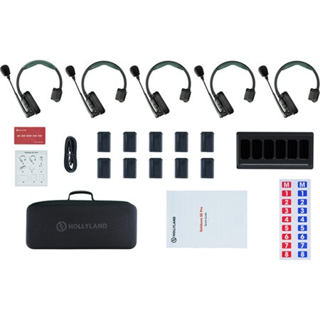 Hollyland Solidcom SE-5S Kablosuz Intercom Sistemi Global Version 2.4 Ghz (5 Kullanıcı)
