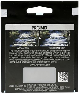 Hoya 82mm Pro ND16 Filtre (4 Stop)