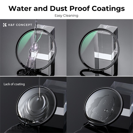 K&F Concept 72mm NANO-X MCR MC-UV 28 Çok Katmanlı Kaplamaya sahip Koruma Filtresi 8K Ultra HD