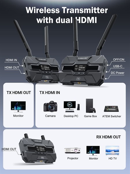 Lemorele R200 Wireless Görüntü Aktarıcı