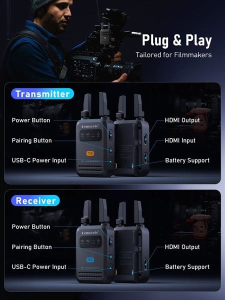 Lemorele R5000 Wireless Görüntü Aktarıcı