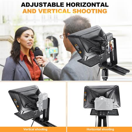 LENSGO TC12 Teleprompter (Kamera ve iPadler için)