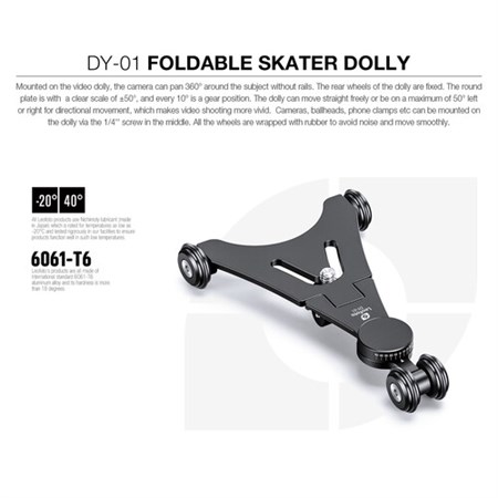 Leofoto DY-01 Mini Video Dolly
