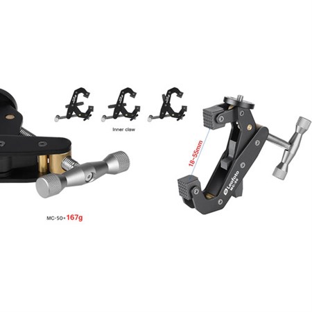 Leofoto MC-50 Çok Amaçlı Kelepçe Clamp