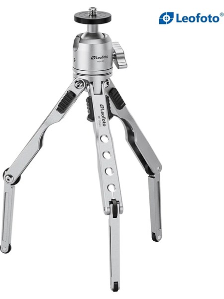 Leofoto Mt-03 + Mbh-20 Mini Tripod Kiti Gümüş