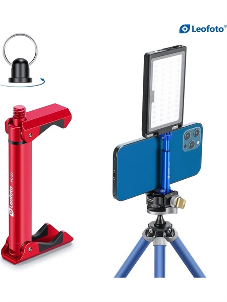Leofoto Pc-20 Telefon Tutucu Gümüş