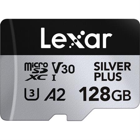 Lexar 128GB Professional SILVER PLUS UHS-I microSDXC Hafıza Kartları ve Adaptör