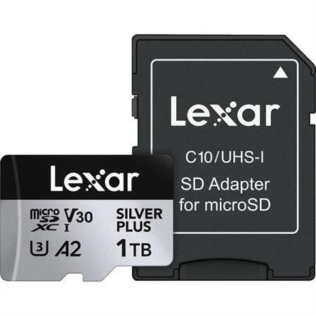 Lexar 1TB 205 mb/s Silver Plus Serisi Micro SD Hafıza Kartı