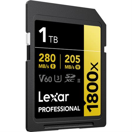 Lexar 1TB Professional 1800x UHS-II SDXC Gold Hafıza Kartı