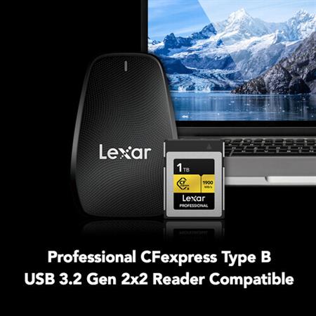 Lexar 1TB Profesyonel CFexpress Type B Hafıza Kartı (Gold Serisi)