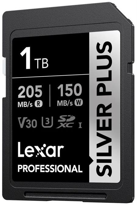 Lexar 1TB Silver Plus 205MB/s SDXC Hafıza Kartı
