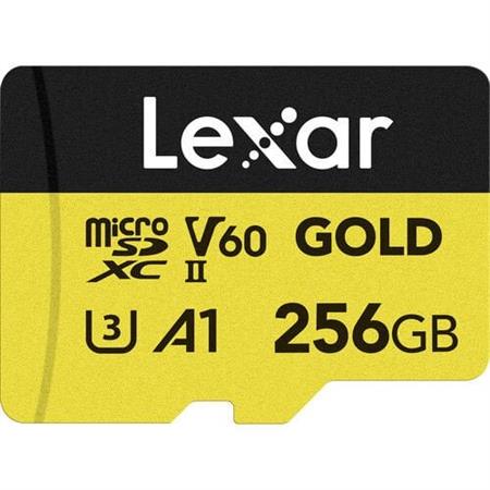 Lexar 256GB 280 mb/s Gold Serisi Micro SD Hafıza Kartı