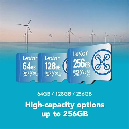 Lexar 64GB Fly MicroSDXC Hafıza Kartı