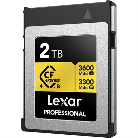 Lexar 2TB Professional GOLD CFexpress 4.0 Type B Memory Card
