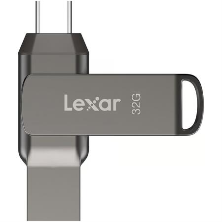 Lexar 32GB JumpDrive Dual Drive D400