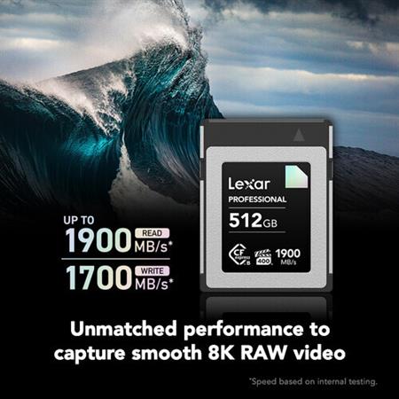 Lexar 512GB Professional CFexpress Type B Hafıza Kart (Diamond Serisi)