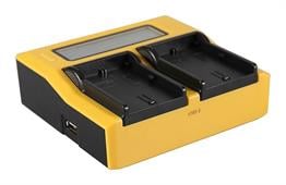LP-E6 Bataryalar İçin Dual LCD / USB Şarj Ünitesi 7583