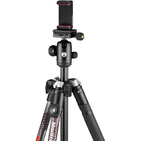 Manfrotto MKELMII4RMB-BH Element MII Kırmızı Tripod + Mobil Bluetooth Remote kit
