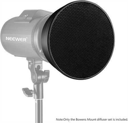 NEEWER 7 İnç Reflektör ve 20°/40°/60° Petek Izgara Seti