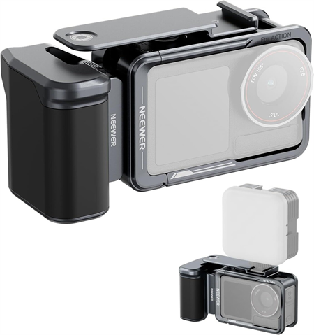 NEEWER AC014+AC034 Kafes ve Yan Kol Kiti (DJI Osmo Action 5 Pro/4/3 Uyumlu)