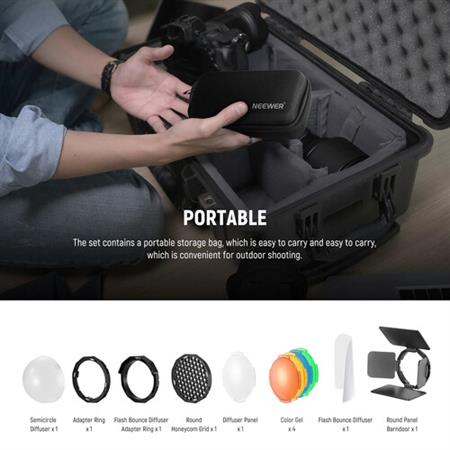 Neewer CRM2 Manyetik Işık Şekillendirici Aksesuar Kiti