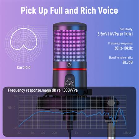 Neewer CM-25 Podcast USB Mikrofon Seti