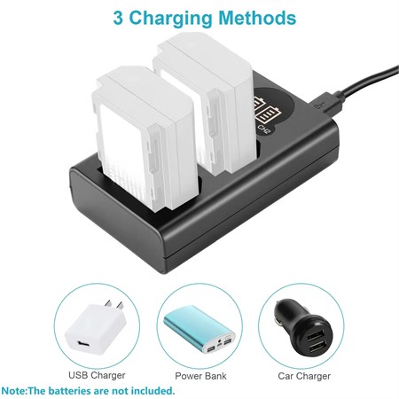 Neewer Dual USB Charger (Sony NP-FZ100 Uyumlu İkili Şarj Cihazı)