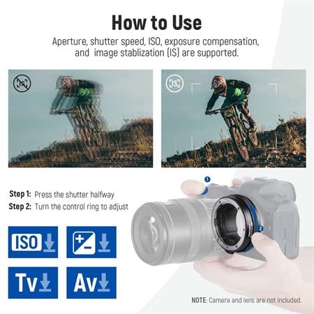 Neewer EF-EOSR Canon EF - RF AF Lens Adaptörü