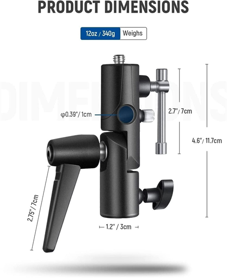 Neewer FB-1 H Tip Evrensel Flaş Tutucu İkili Kit