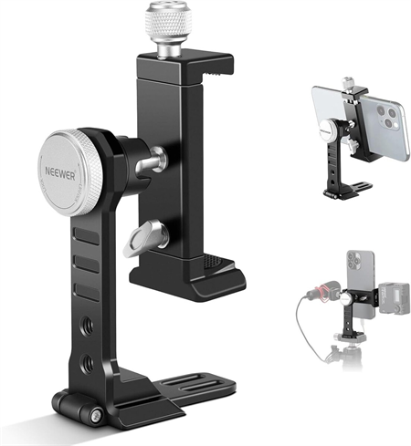 NEEWER PA002 Alüminyum Alaşımlı Döndürülebilir Akıllı Telefon Tripod Adaptörü