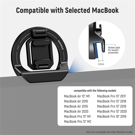 NEEWER PA031 Laptop MagsafeTutucu & Coldshoe Mount
