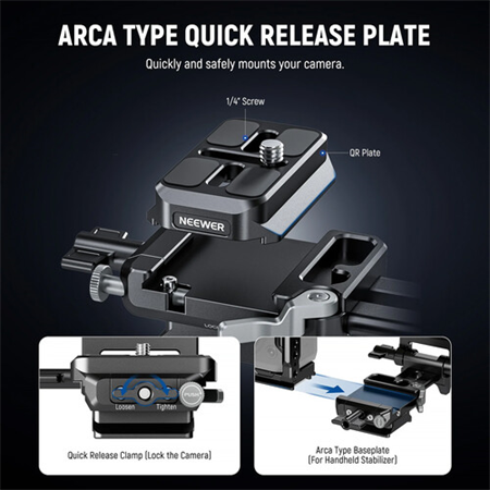 Neewer PS015 Pro Foldable V-Mount Battery Plate