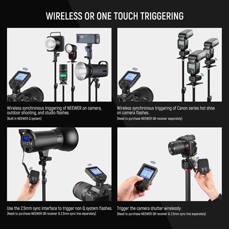 NEEWER QPRO-S Sony Uyumlu TTL Kablosuz Flaş Tetikleyici