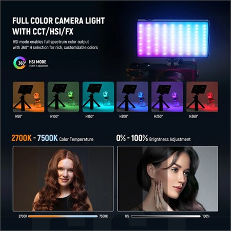 NEEWER SL90C RGB Mini Mobil Video Işığı