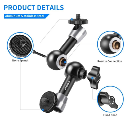Neewer ST-15 5.9 15cm 1/4 Vidalı Magic Arm
