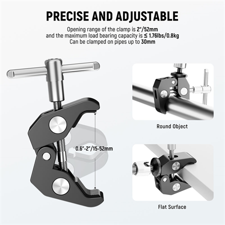Neewer ST-15C 15cm Magic Arm & Clamp