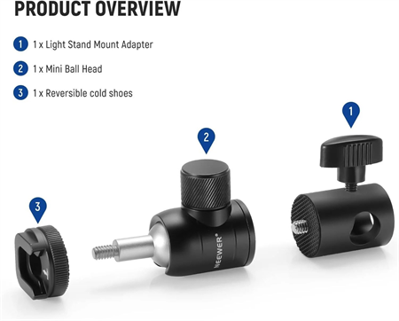 NEEWER ST-GM06 Işık Standı Montaj Adaptörü