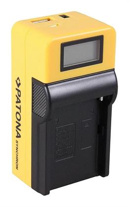 NP-FM50 Bataryalar İçin Senkron LCD / USB Şarj Ünitesi 4525