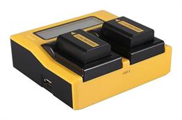 NP-FW50 Bataryalar İçin Dual LCD / USB Şarj Ünitesi 7580