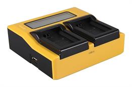 NP-FW50 Bataryalar İçin Dual LCD / USB Şarj Ünitesi 7580