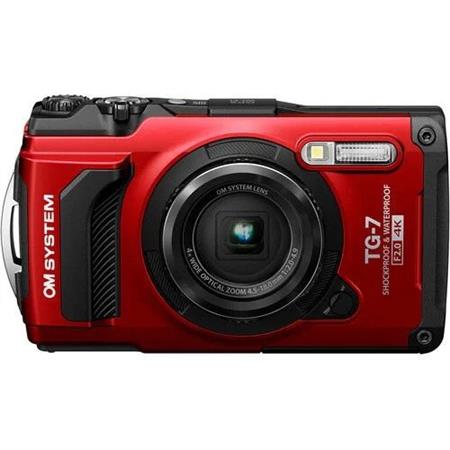 Olympus OM System Tough TG-7 Dijital Kamera (Kırmızı)