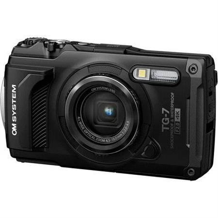 Olympus OM System Tough TG-7 Dijital Kamera (Siyah)