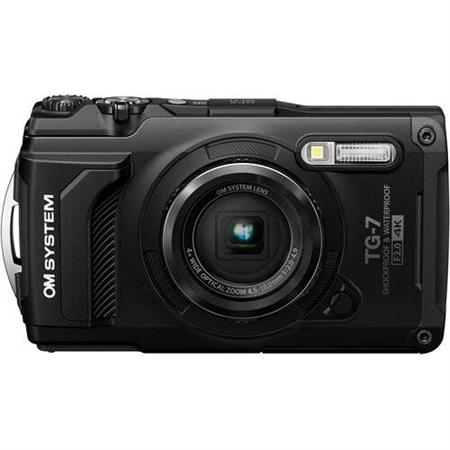Olympus OM System Tough TG-7 Dijital Kamera (Siyah)