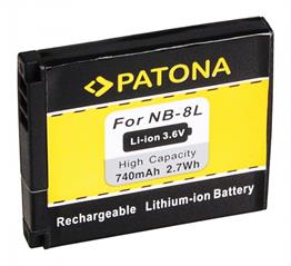 PATONA Battery Canon NB-8L 