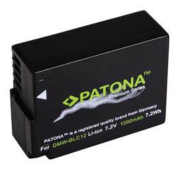 PATONA Premium Battery f. Panasonic DMW-BLC12 Lumix DMC FZ200 Lumix DMC G6 G5 GH2